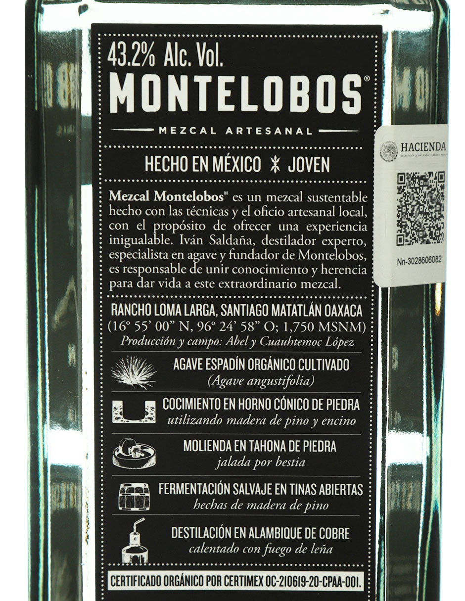 Mezcal Joven 750 ml 8