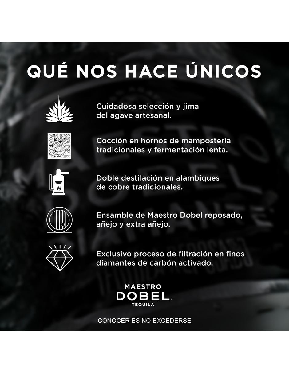 Tequila Maestro Dobel Diamante Cristalino tipo Reposado