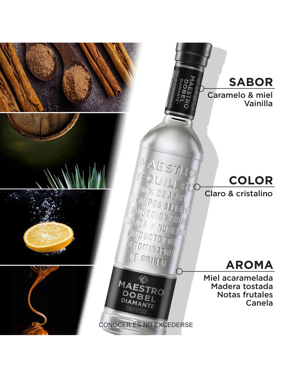 Tequila Maestro Dobel Diamante Cristalino tipo Reposado