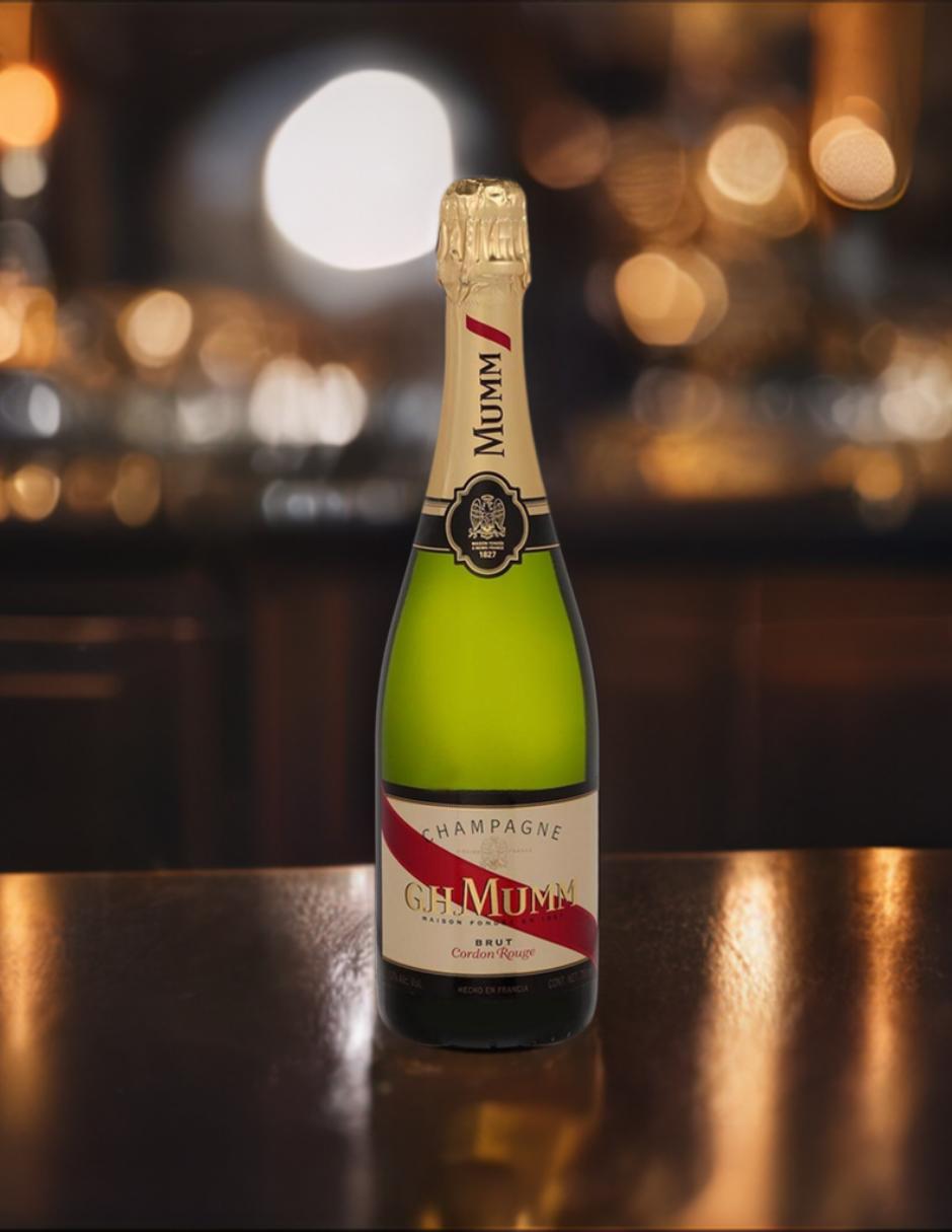 Champagne blanco Pinot Noir Cordon Rouge Bru 3
