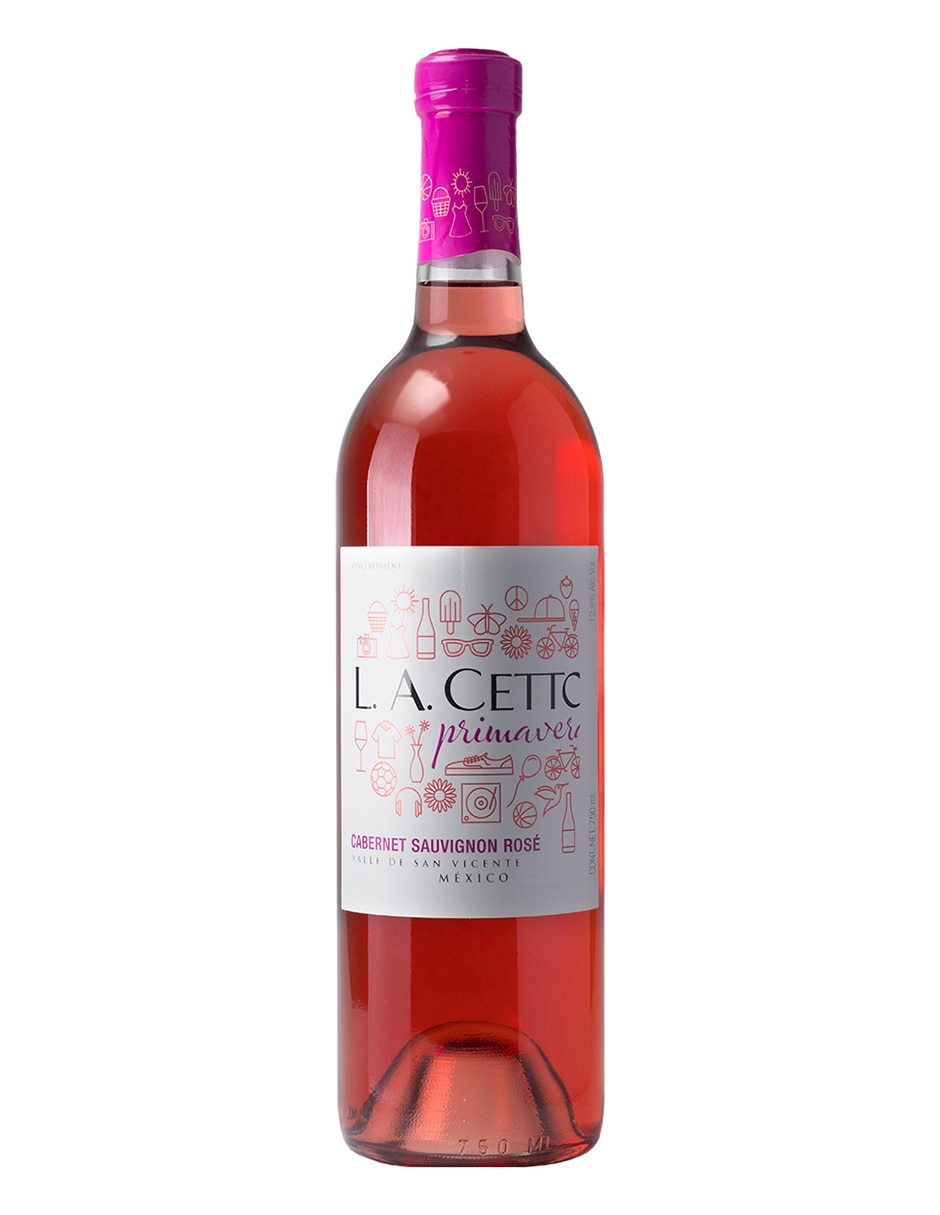 Vino rosado Cabernet Sauvignon Primavera México 750 ml