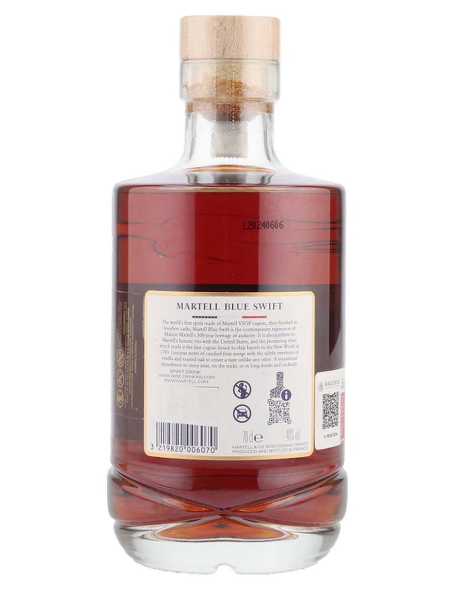 Cognac Blue Swift 4 años 700 ml Cognac Blue Swift 4 años 700 ml