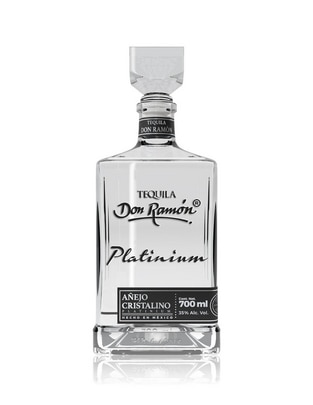 Tequila Platinum tipo Añejo cristalino 700 ml