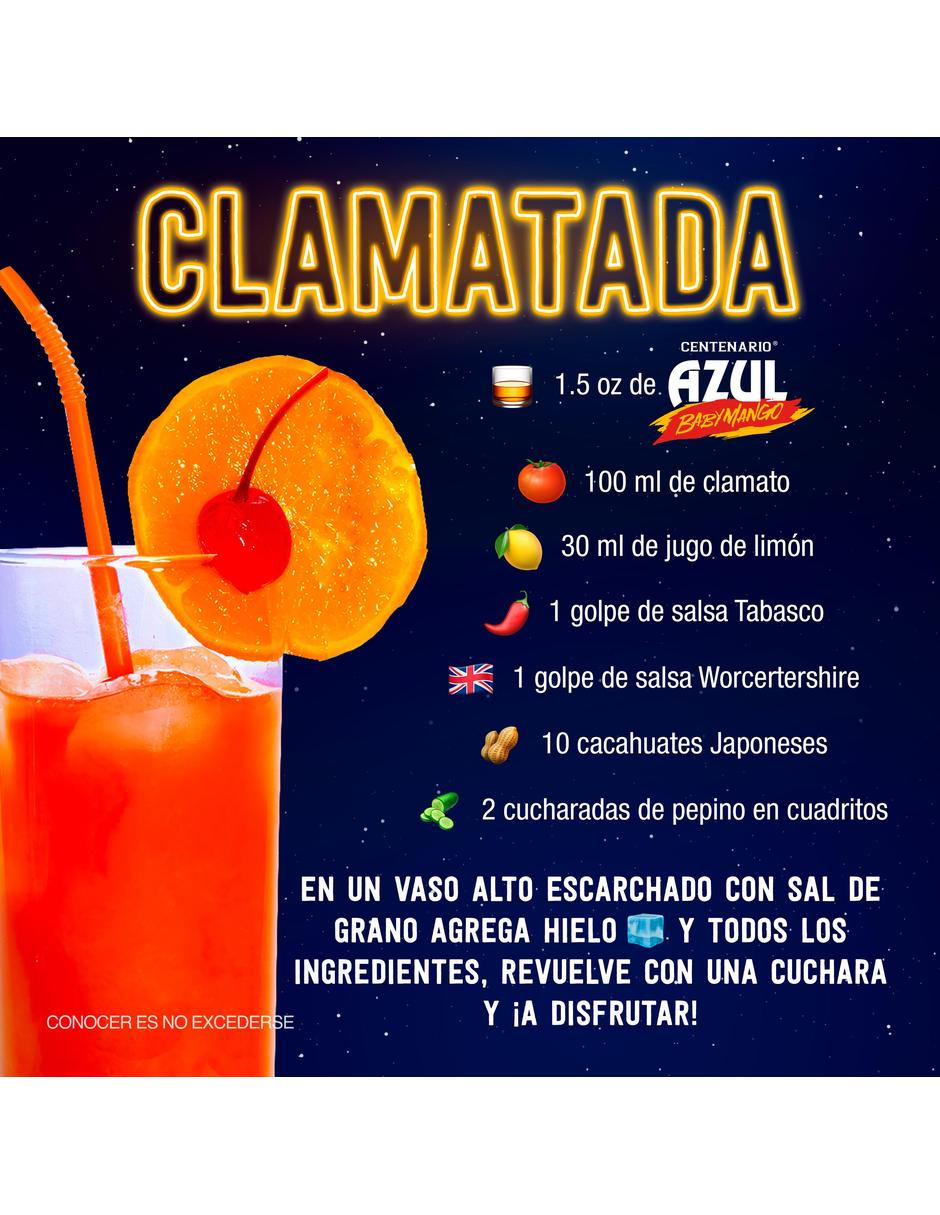 Licor de tequila Azul Baby Mango 700 ml 4