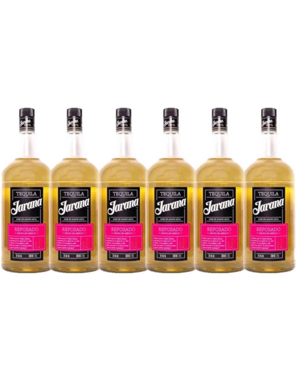 Tequila Jarana tipo Reposado 6 piezas 1.75 l c/u