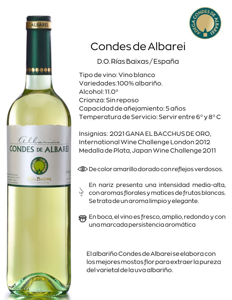 Vino blanco Botellín albariño 750 ml