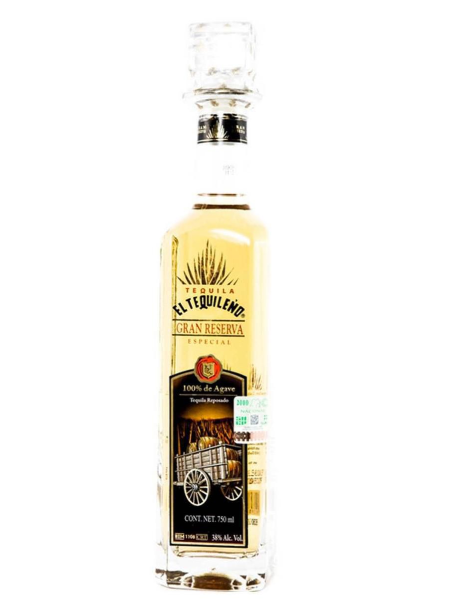 Caja de tequila El Tequileño tipo Reposado 6 piezas 750 ml c/u