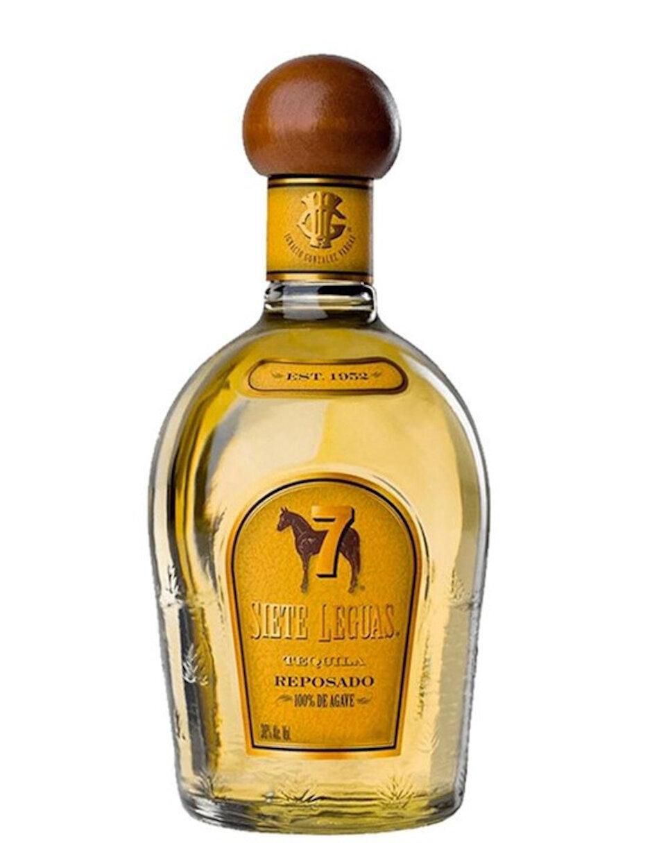 Tequila 7 Leguas tipo Reposado 2 piezas 375 ml c/u