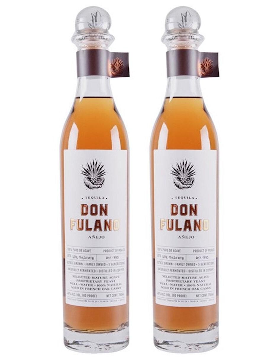 Tequila Don Fulano tipo Añejo 2 piezas 700 ml c/u