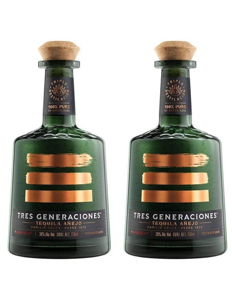 Tequila Sauza tipo Añejo 2 piezas 750 ml c/u
