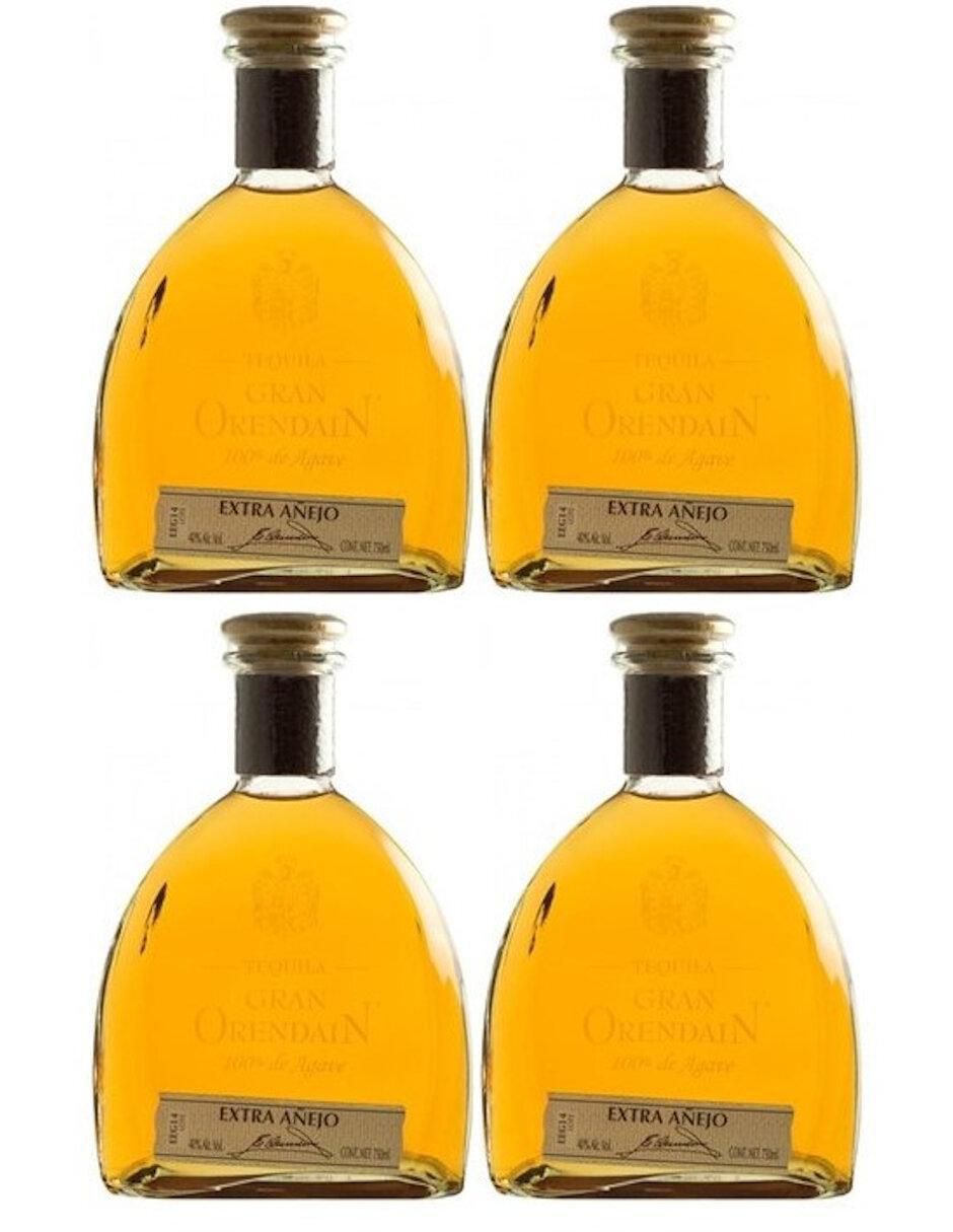 Caja de tequila Gran Orendain tipo Extra añejo 4 piezas 750 ml c/u