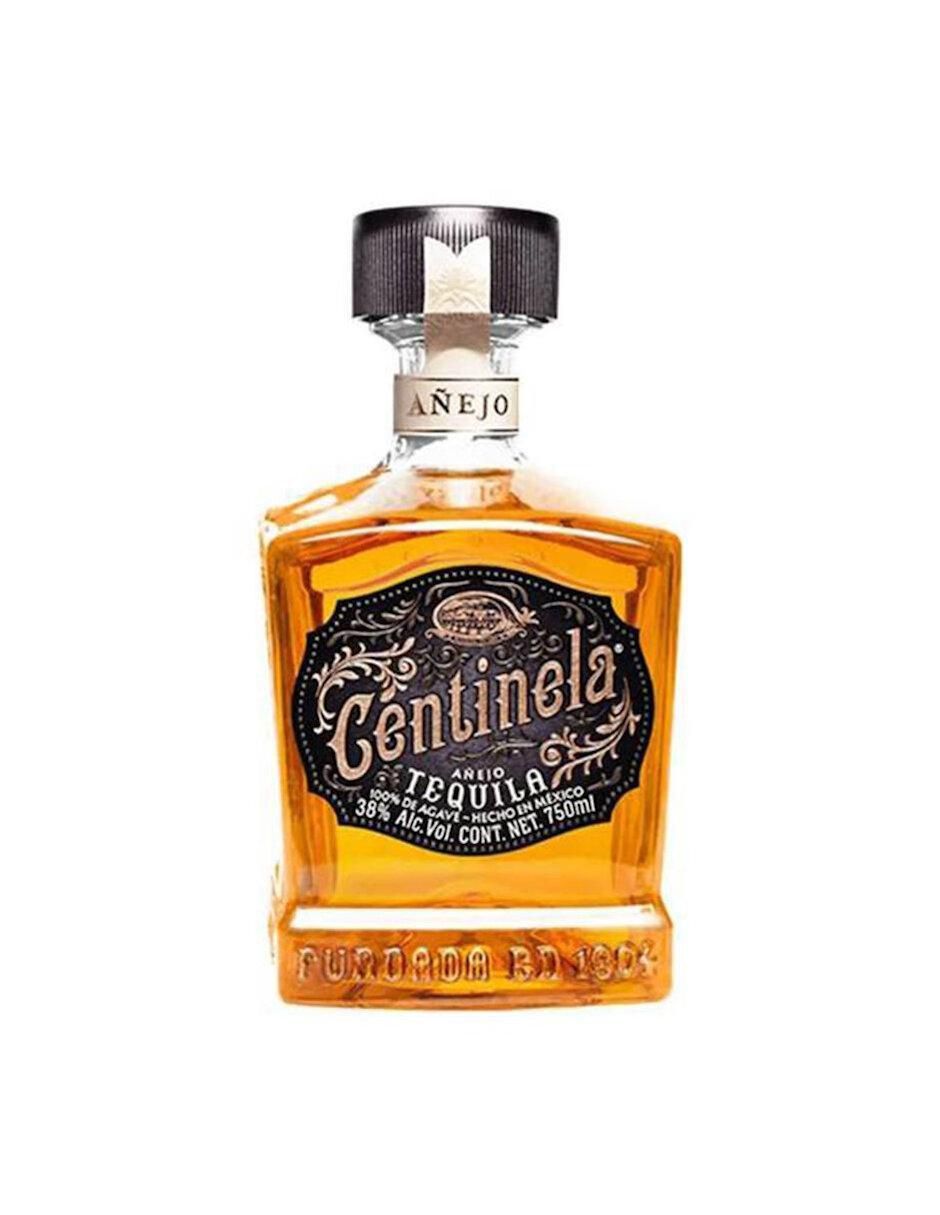 Caja de tequila Centinela tipo Añejo 4 piezas 750 ml c/u