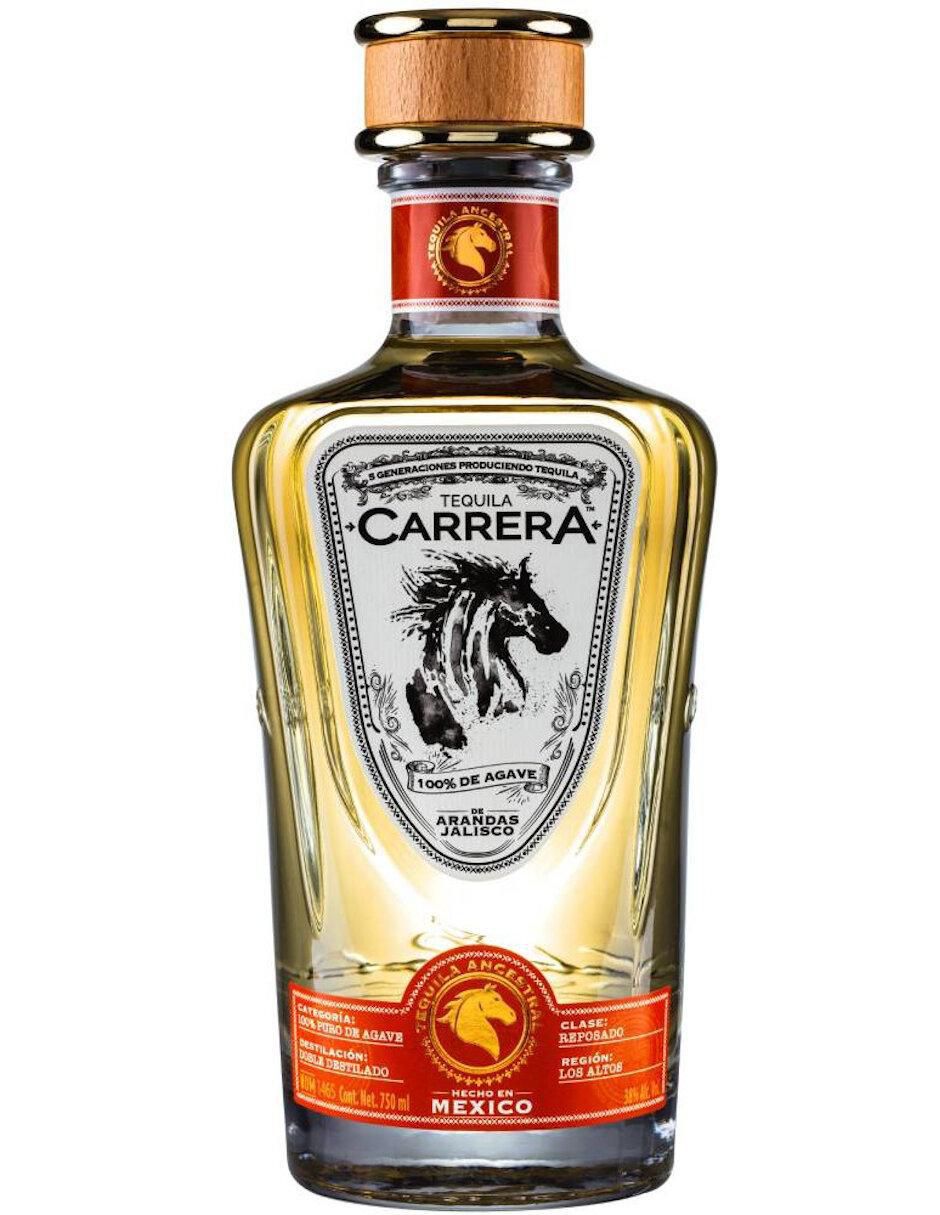 Caja de tequila Carrera tipo Reposado 4 piezas 750 ml c/u