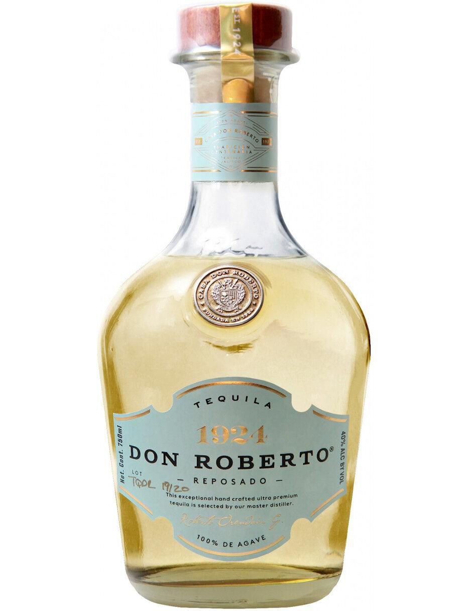 Caja de tequila Don Roberto Ultra premium tipo Reposado 4 piezas 750 ml c/u