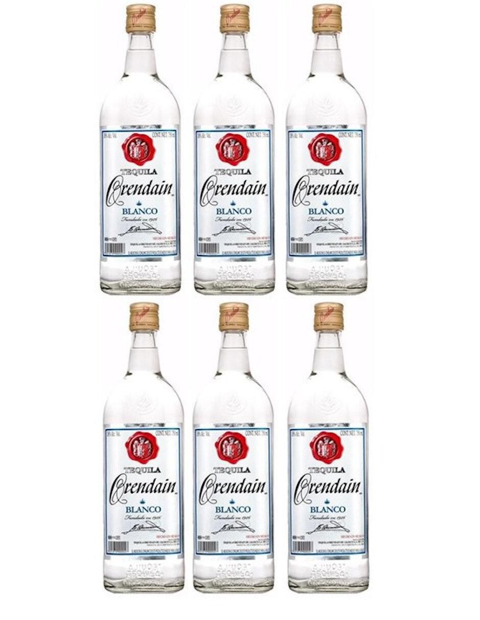 Caja de tequila Orendain tipo Blanco 6 piezas 750 ml c/u