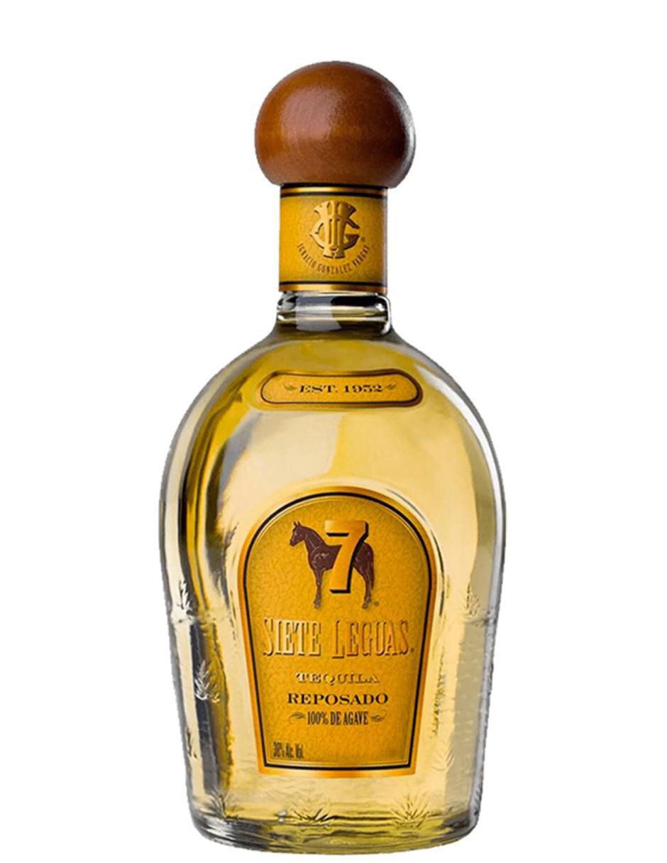 Caja de tequila 7 Leguas tipo Reposado 6 piezas 375 ml c/u