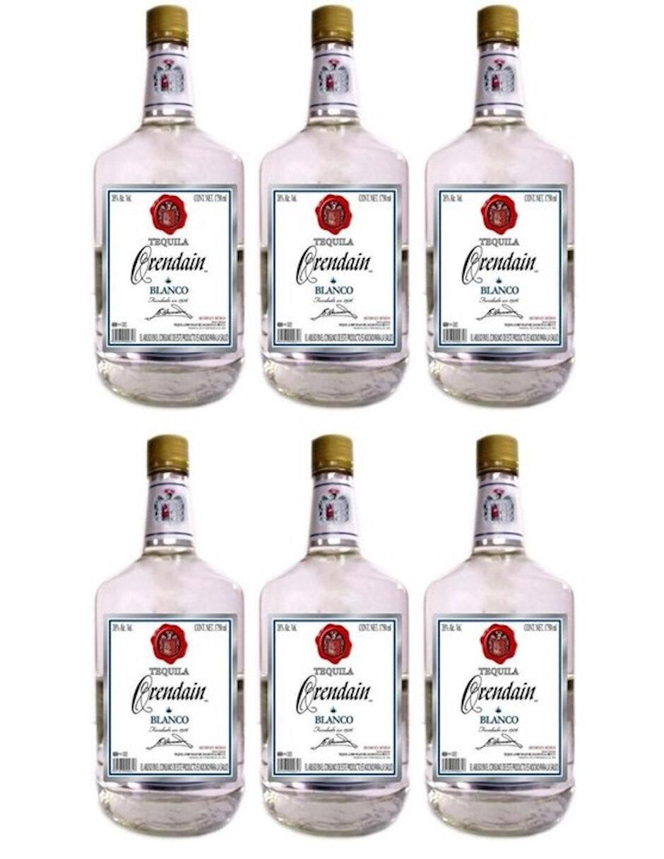 Caja de tequila Orendain tipo Blanco 6 piezas 1.75 L c/u