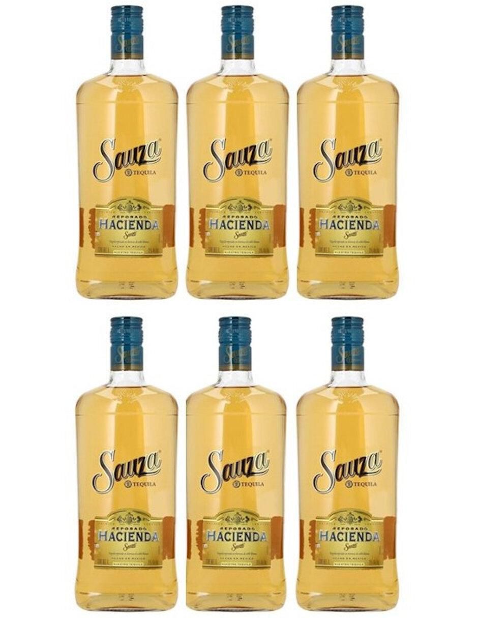 Caja de tequila Sauza tipo Reposado 6 piezas 1 L c/u