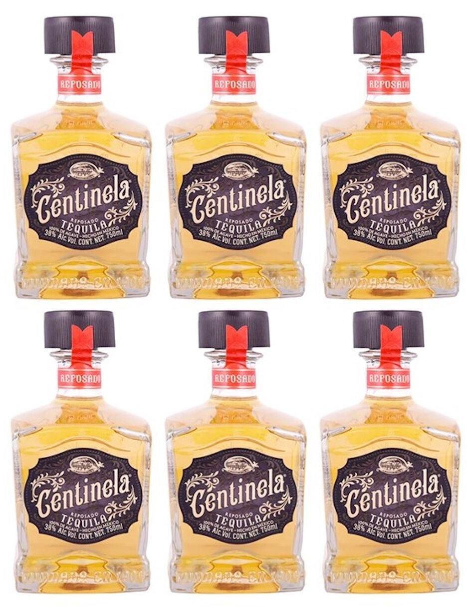 Caja de tequila Centinela tipo Reposado 6 piezas 750 ml c/u