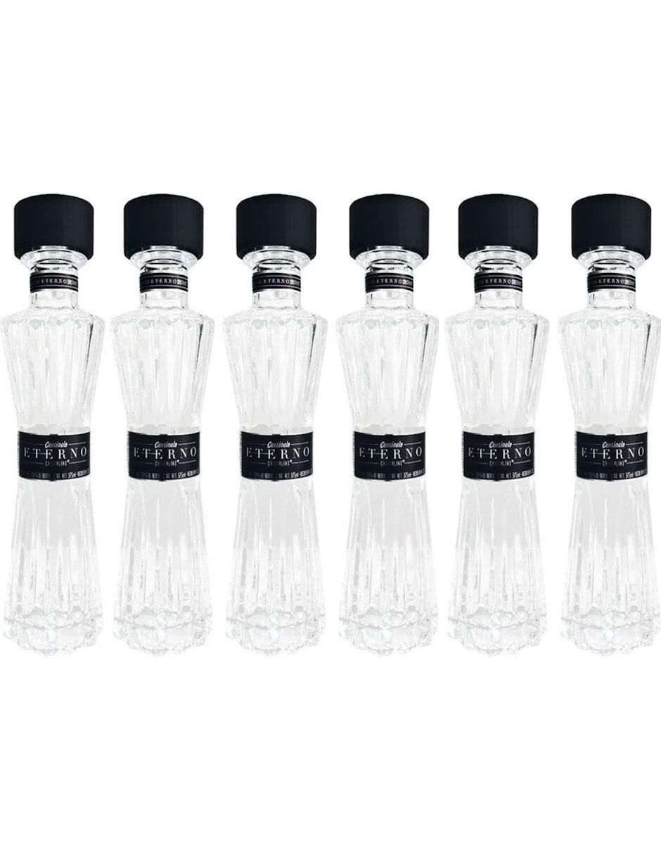 Caja de tequila Centinela tipo Cristalino 6 piezas 375 ml c/u