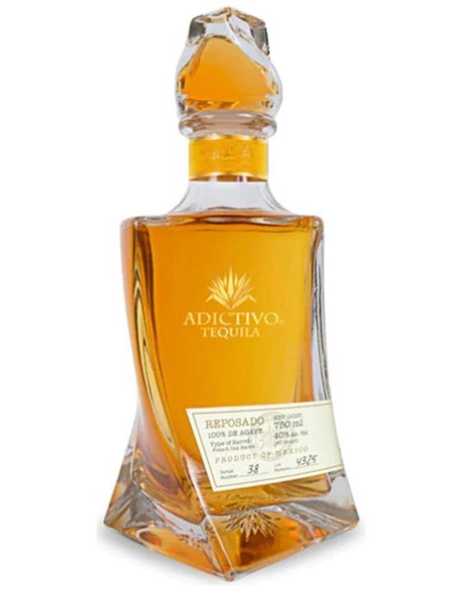 Caja de tequila Adictivo tipo Reposado 6 piezas 750 ml c/u