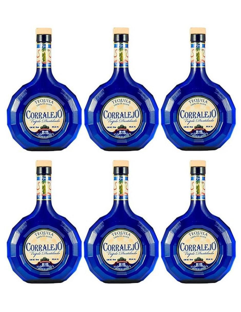Caja de tequila Corralejo tipo Reposado 6 piezas 750 ml c/u