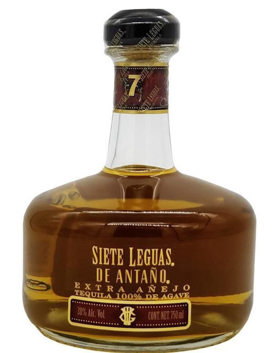 Caja de tequila 7 Leguas tipo Extra añejo 2 piezas 750 ml c/u