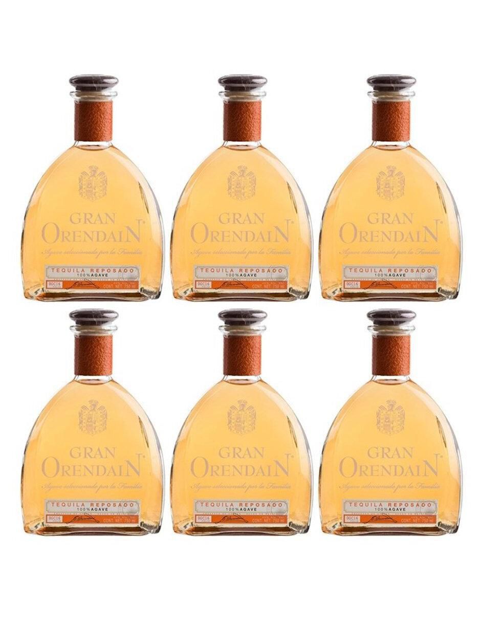 Caja de tequila Gran Orendain tipo Reposado 6 piezas 750 ml c/u