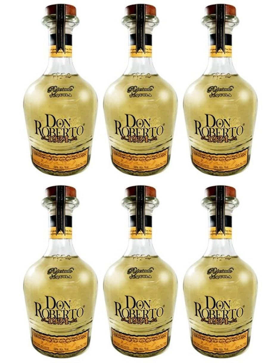 Caja de tequila Don Roberto Ultra premium tipo Reposado 6 piezas 750 ml c/u