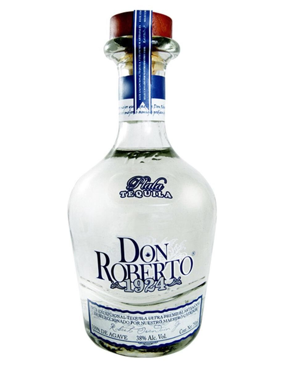 Caja de tequila Don Roberto Ultra premium tipo Plata 6 piezas 750 ml c/u