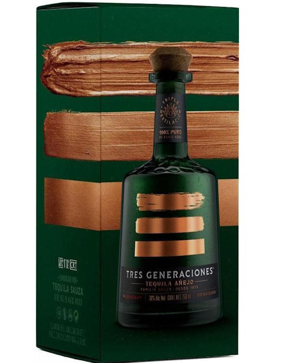 Caja de tequila Sauza tipo Añejo 2 piezas 750 ml c/u