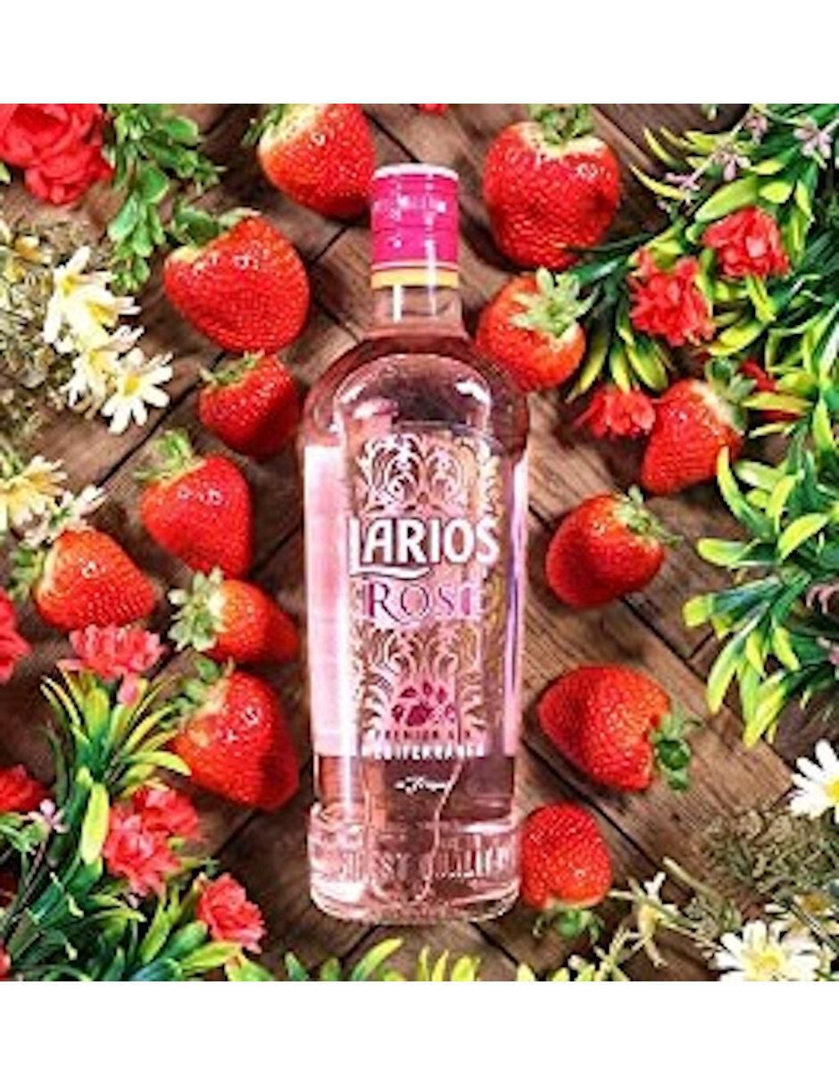 Caja de 4 piezas Ginebra Larios Rose 700 ml