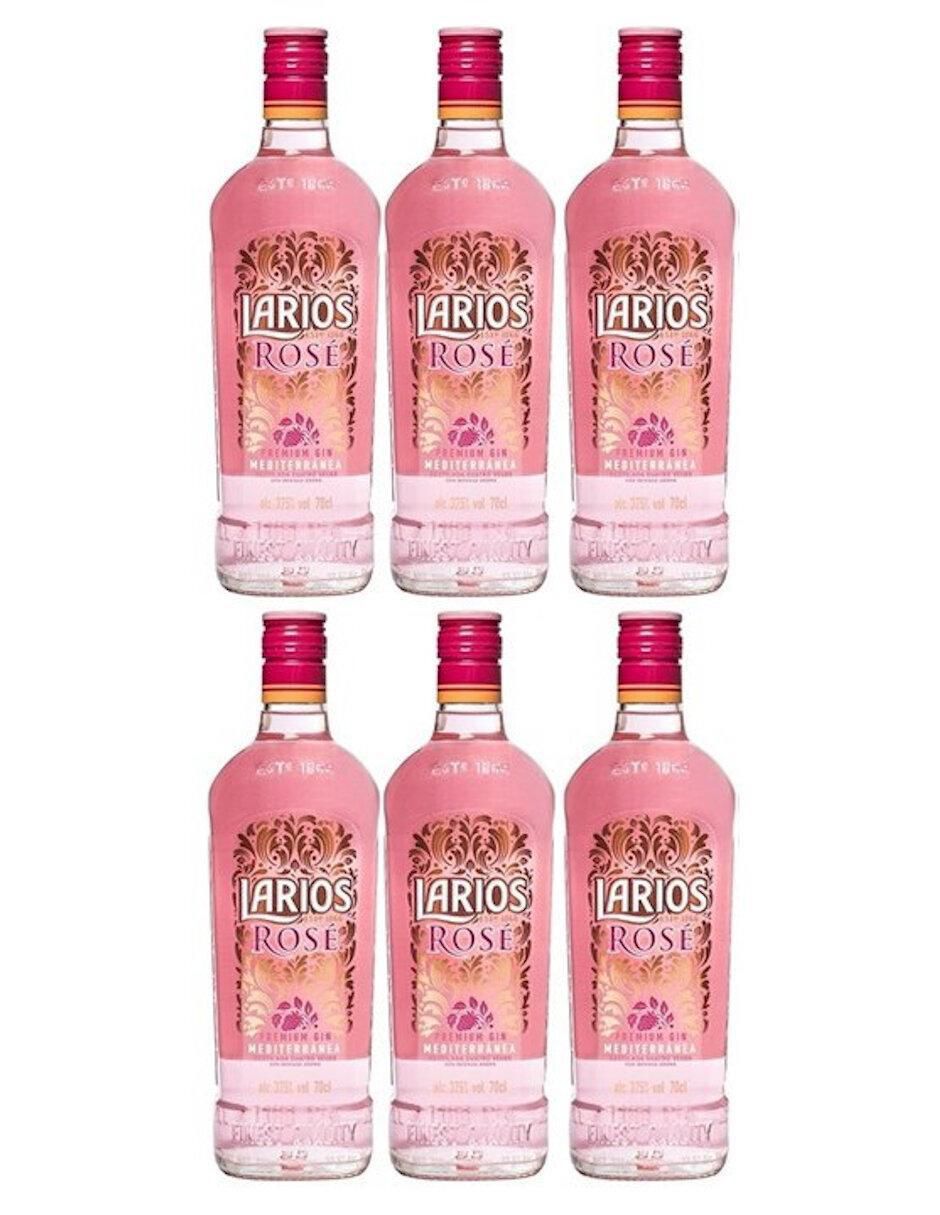 Caja de 6 piezas Ginebra Rose 700 ml