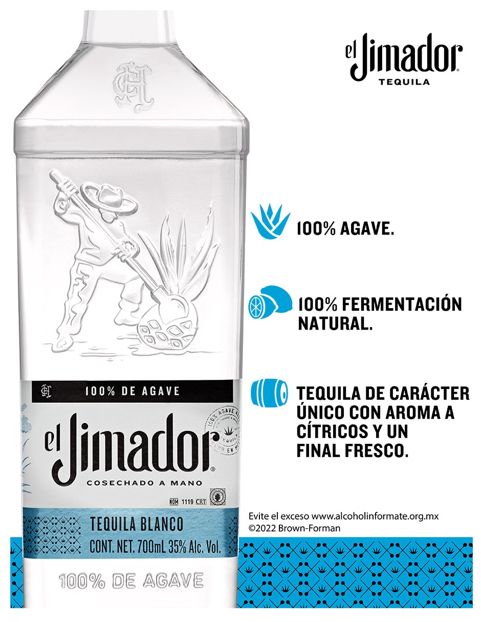 Tequila tipo Blanco 950 ml 5