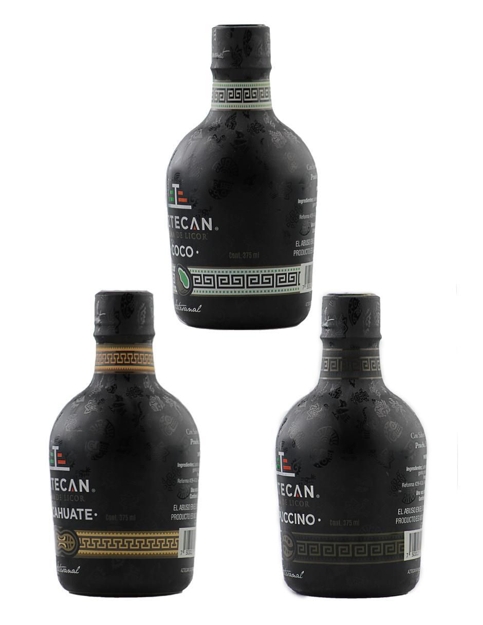Crema de licor Aztecan sabor frutal artesanal 375 ml