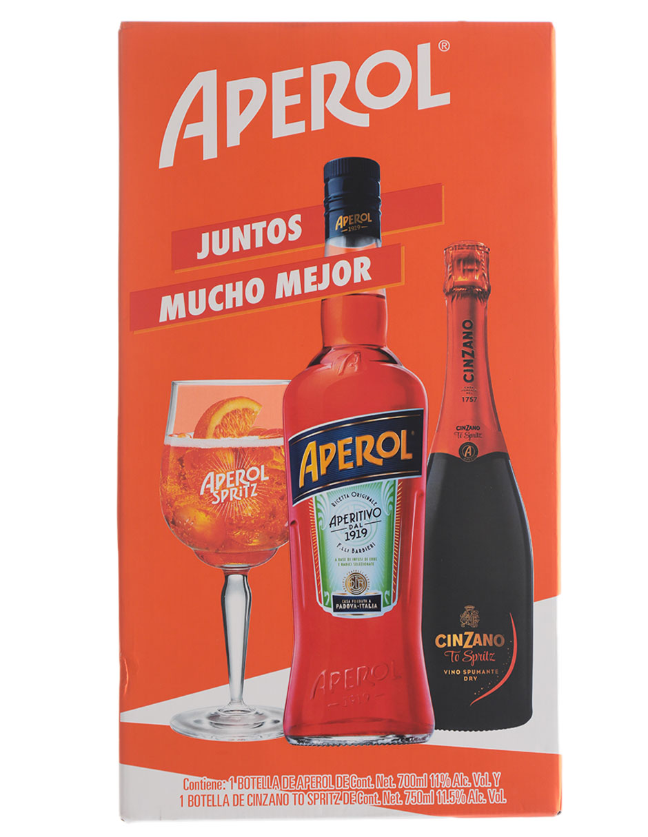 Bebida Preparada de aperol Aperol sabor naranja 700 ml