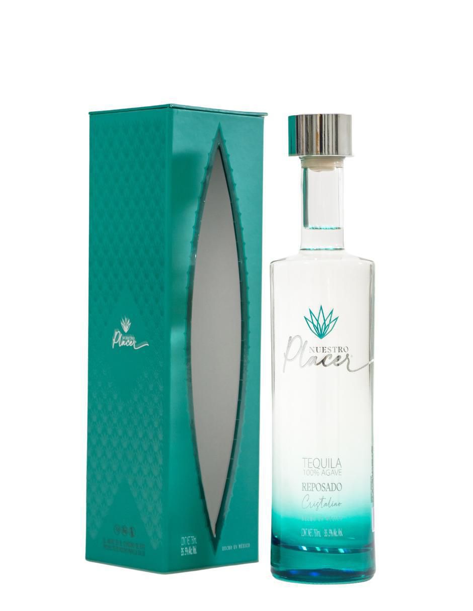Tequila tipo Reposado cristalino 750 ml