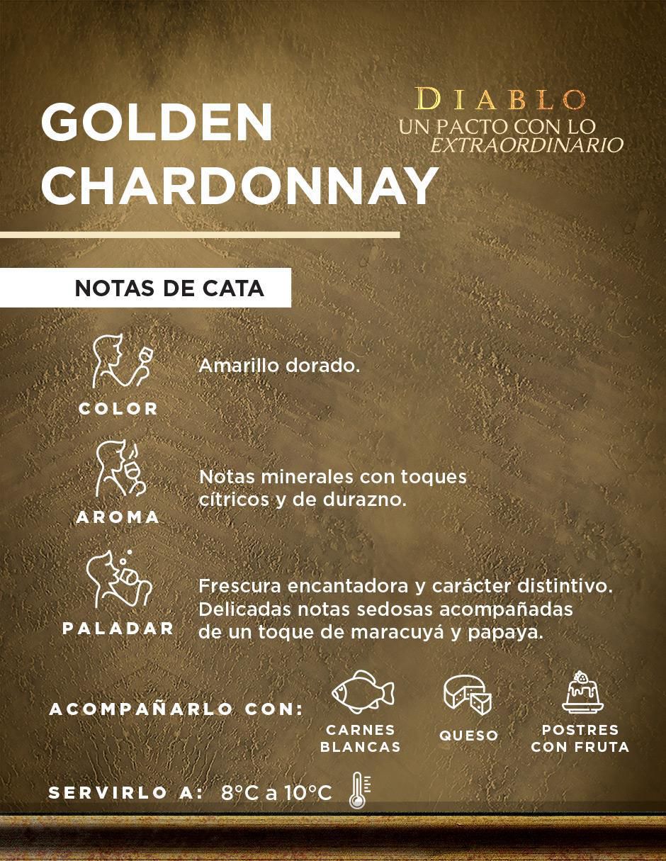 Vino blanco Golden Chardonnay 750 ml