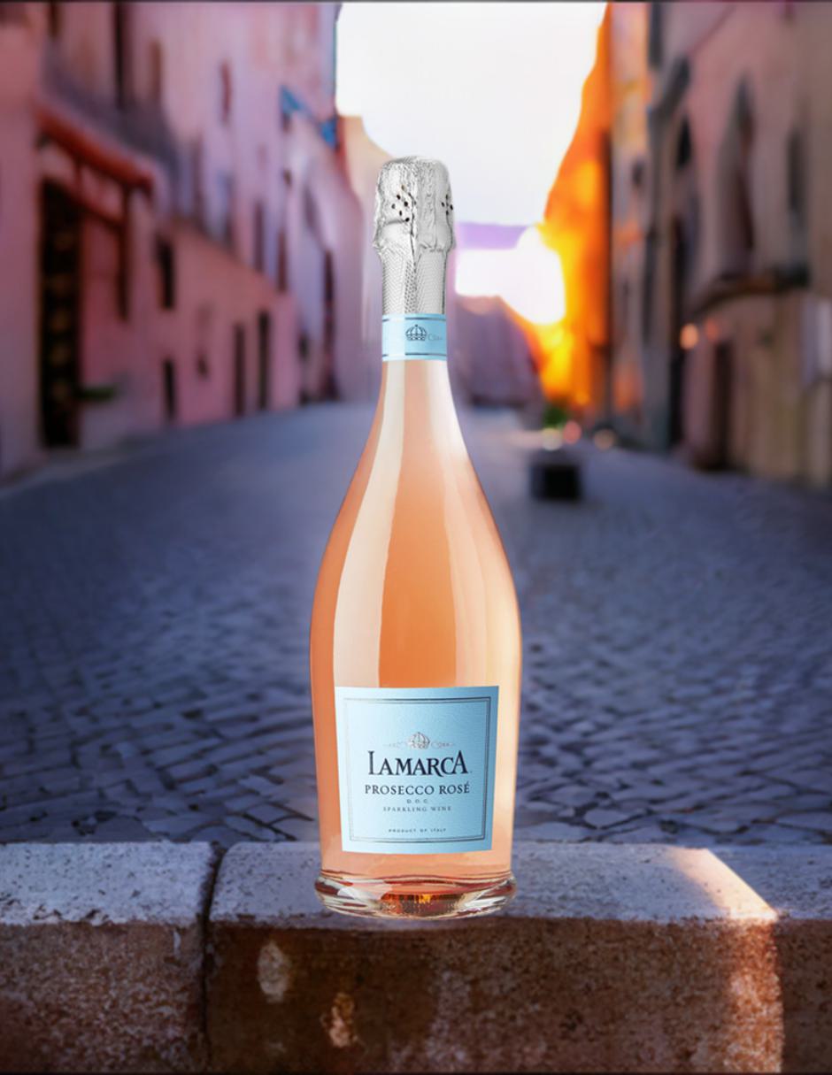 Vino espumoso rosado Glera Prosecco
