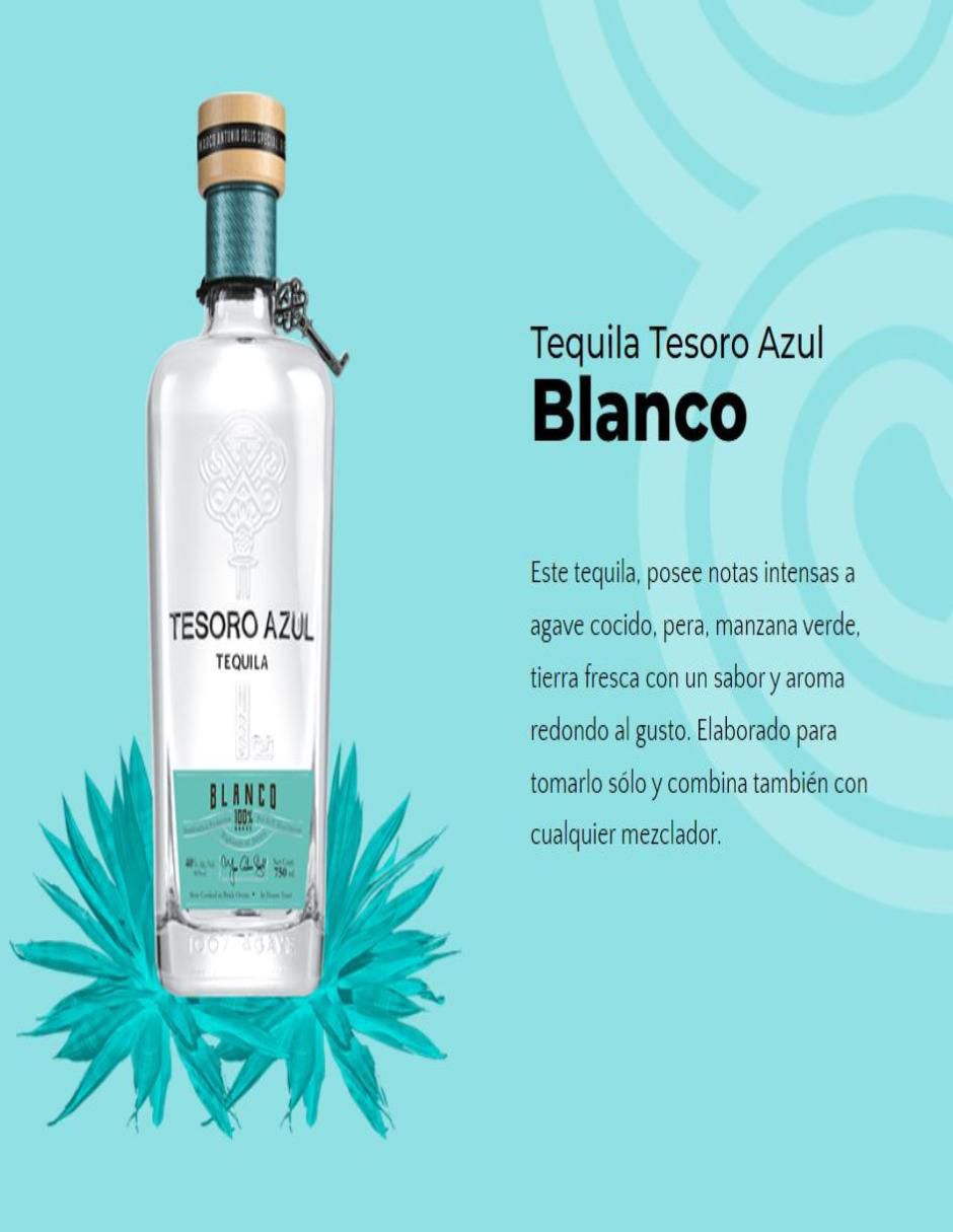 Tequila Blanco tipo Blanco 750 ml