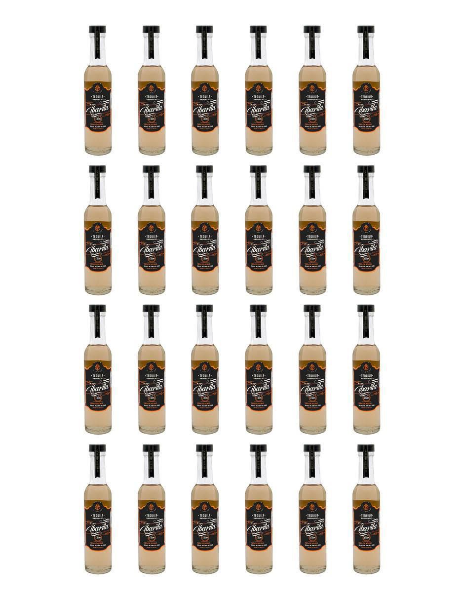 Caja de tequila tipo Reposado 24 piezas 250 ml
