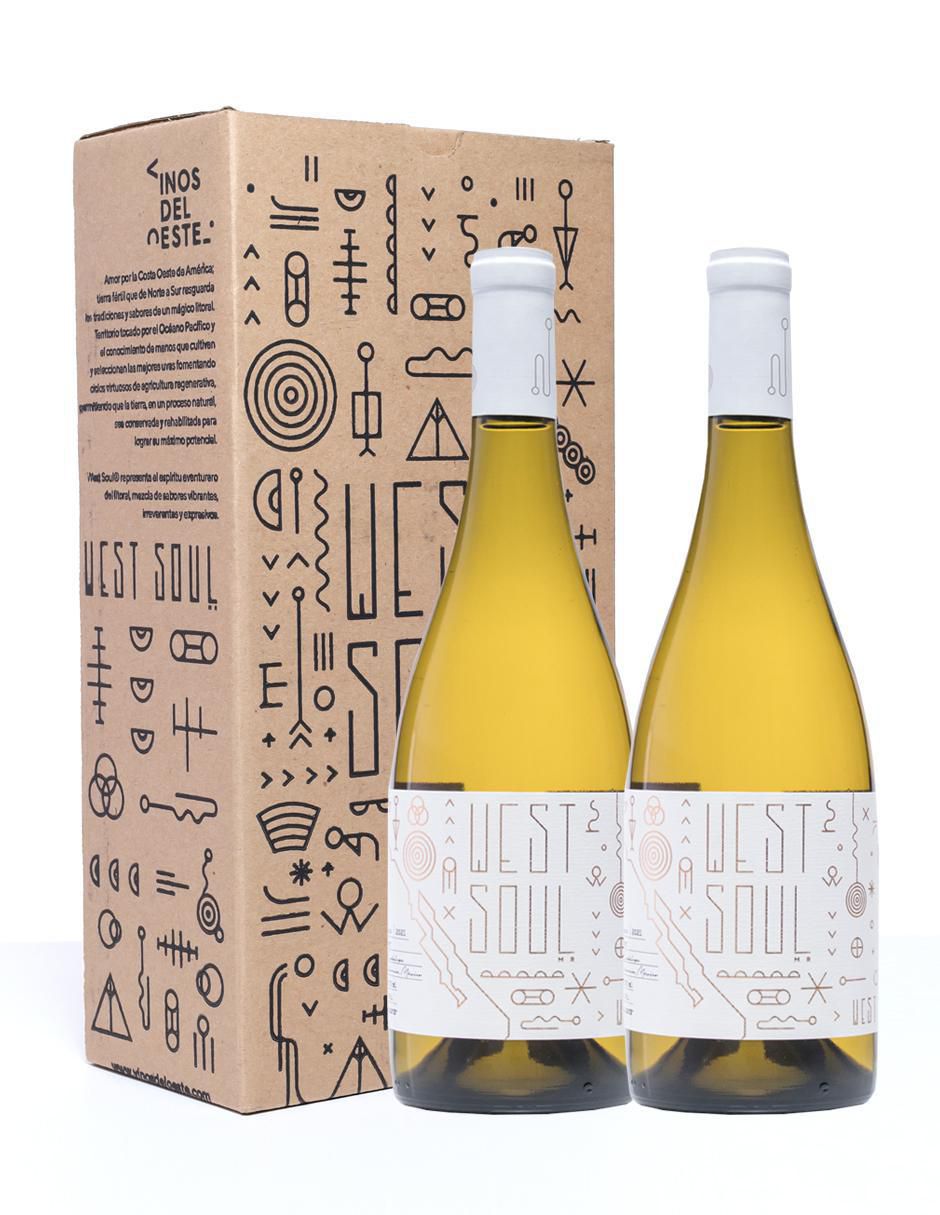 Set vino blanco West Soul chardonnay