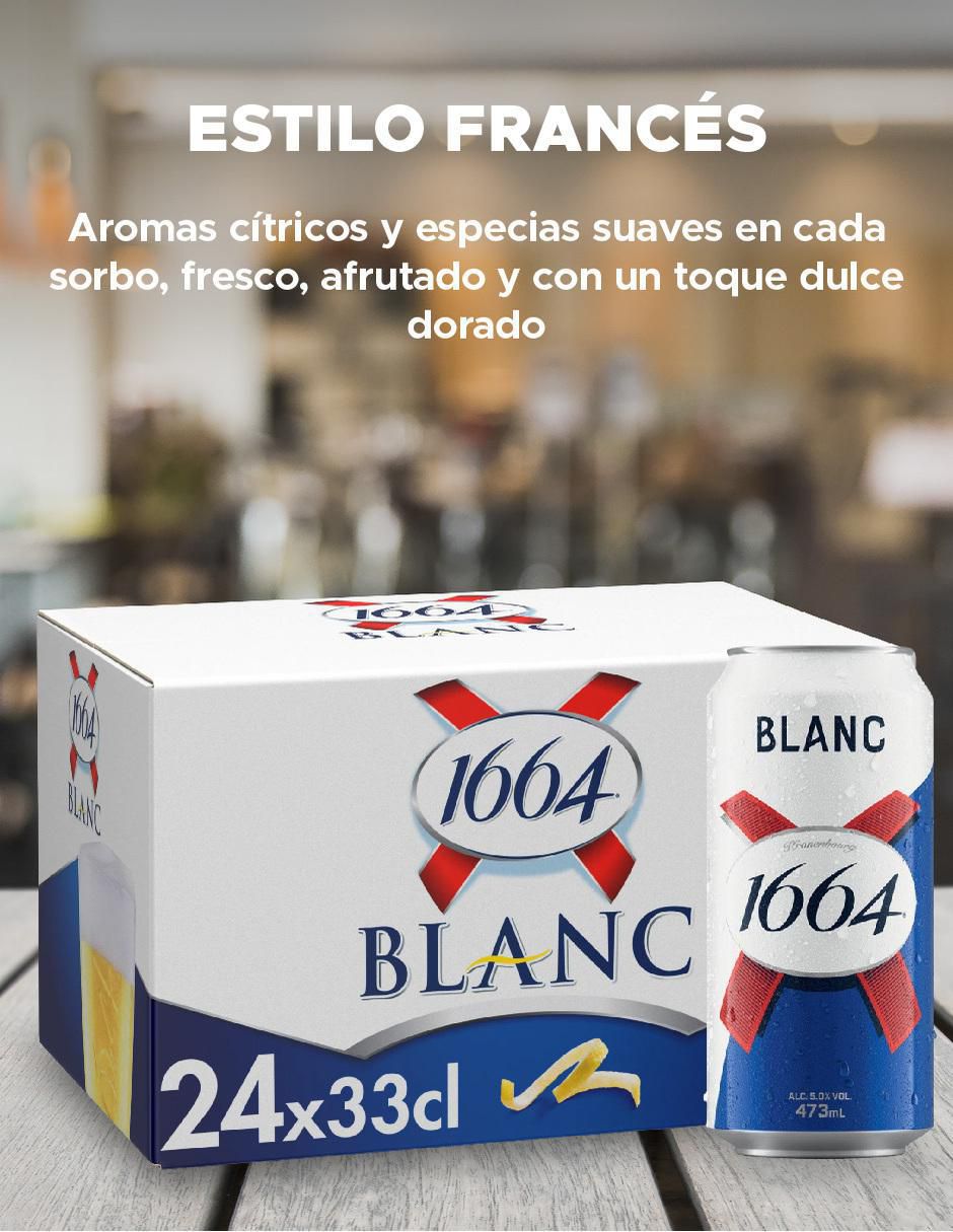 Set de cerveza Blanc artesanal frutal 470 ml