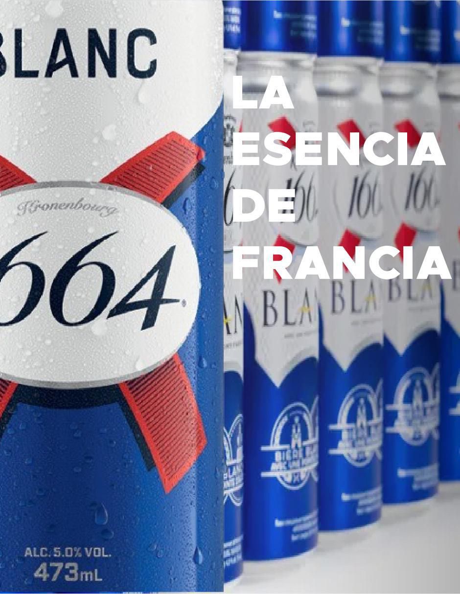 Set de cerveza Blanc artesanal frutal 470 ml