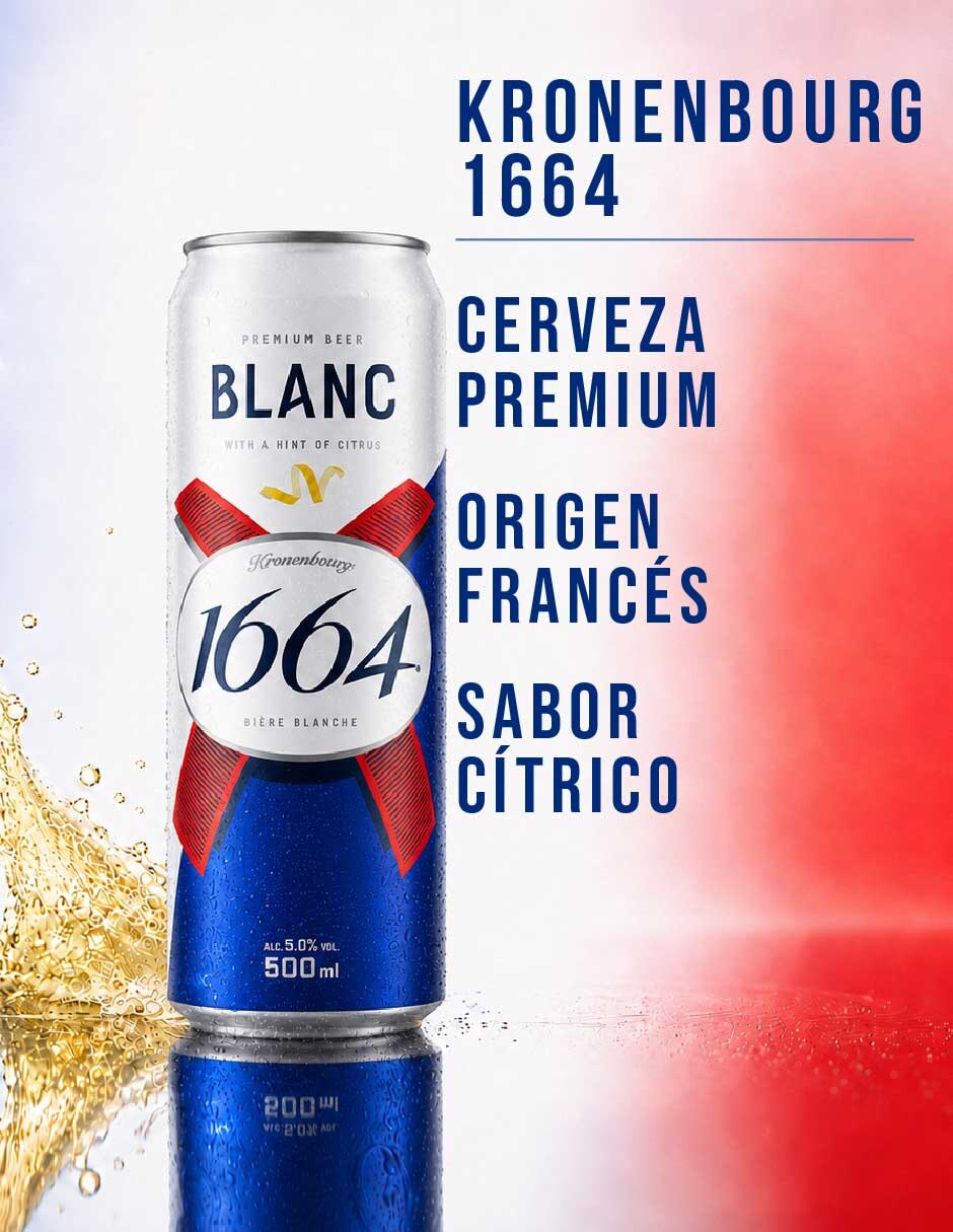 Set de cerveza blanc artesanal frutal 470 ml 5
