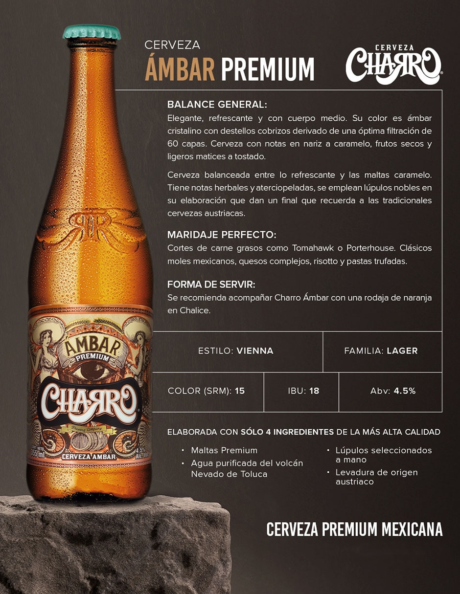 Set de cerveza Charro 2 pack 355 ml