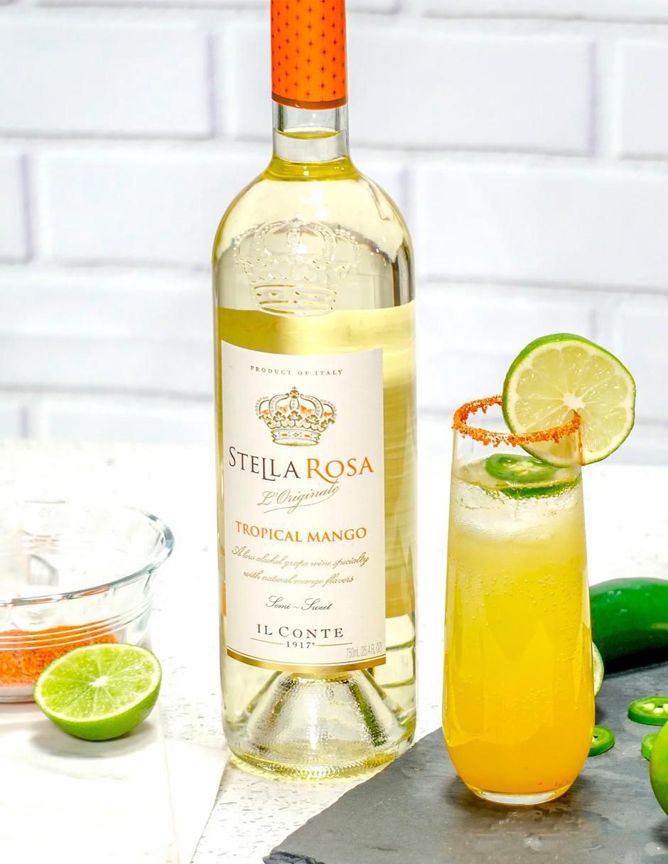 Vino aromatizado sabor mango tropical 750 ml