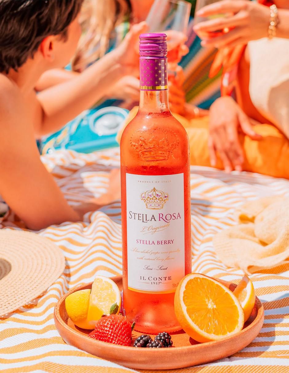 Vino aromatizado sabor frutos rojos 750 ml