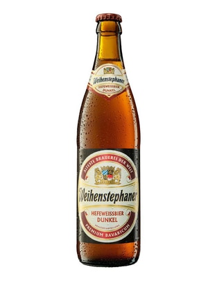 Cerveza obscura Weihenstephaner tostado