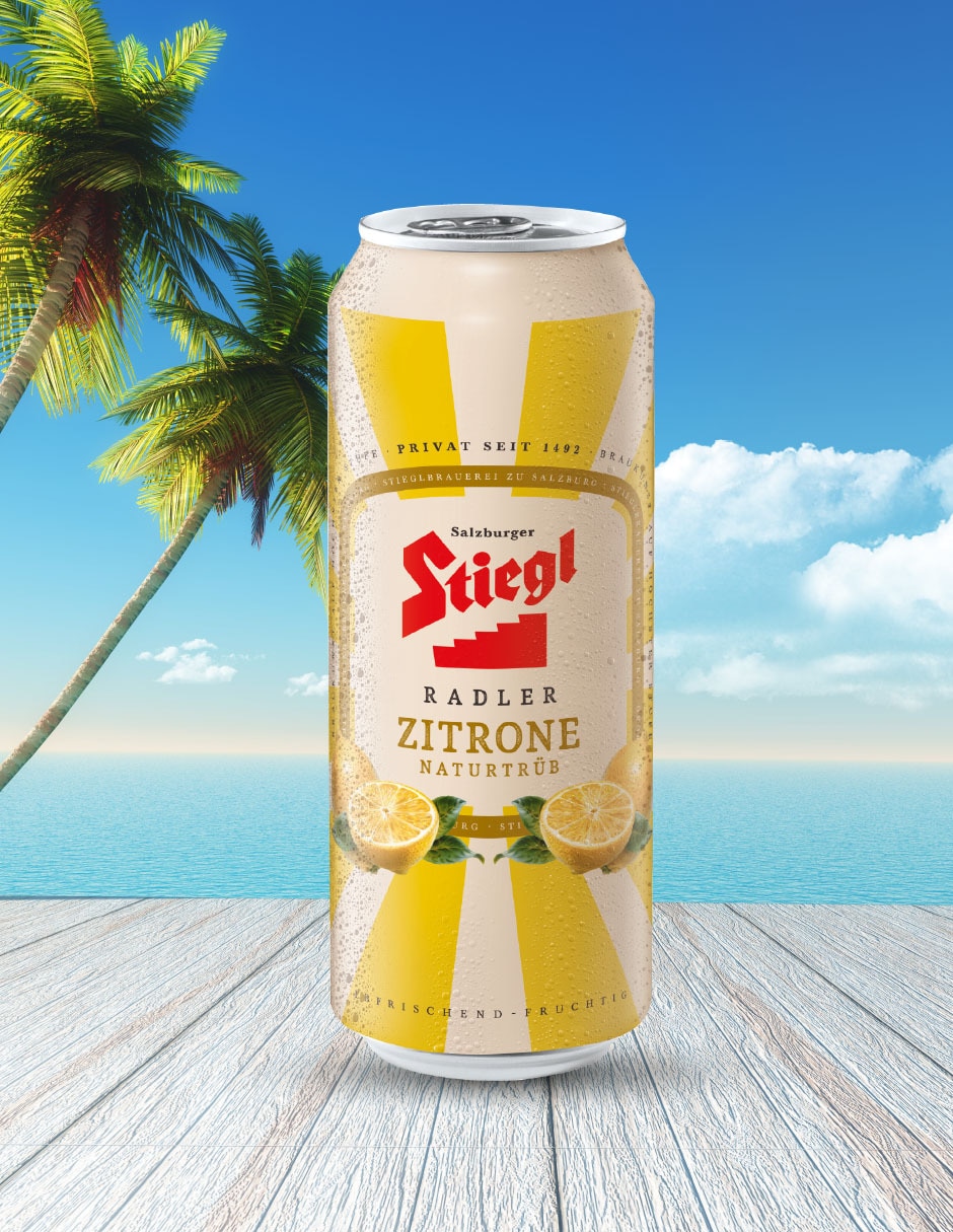 Cerveza clara light frutal 500 ml